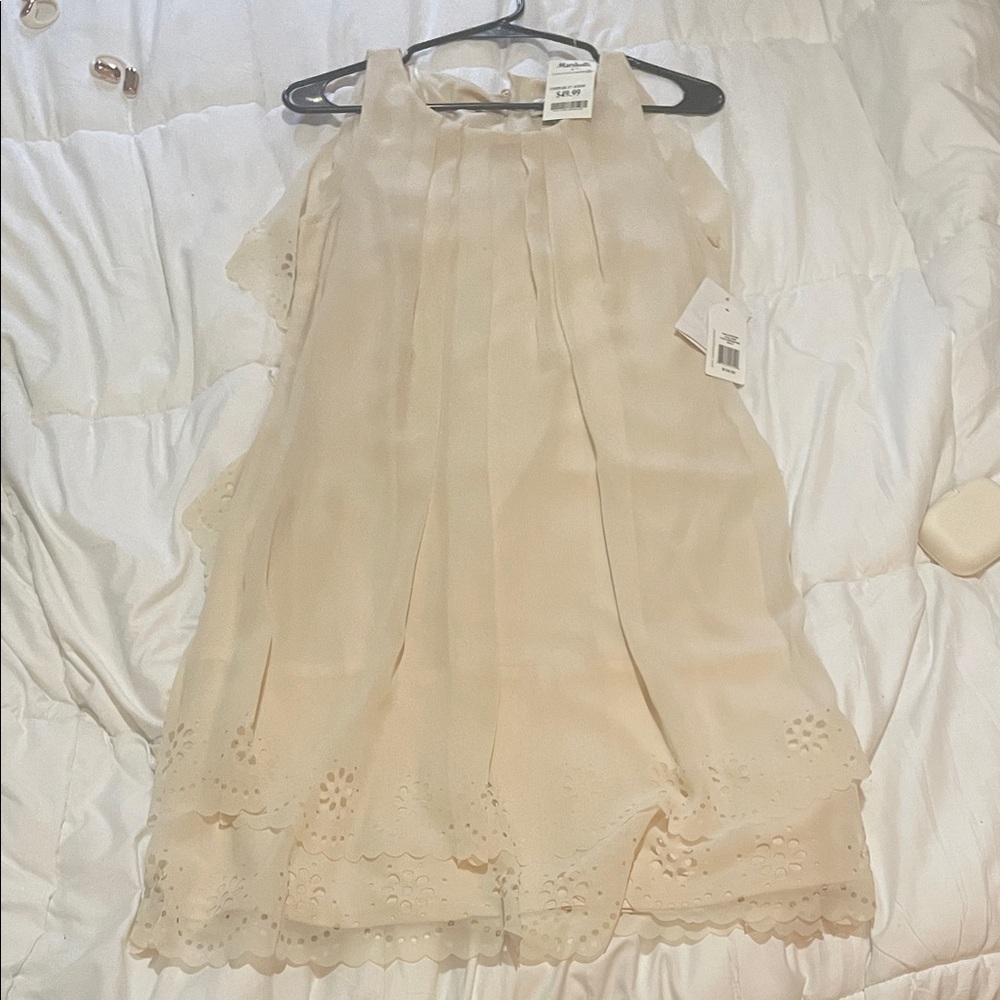 Elegant Cream Cocktail Dress